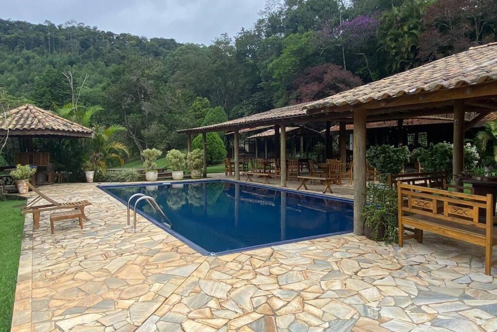 Villa Sitio Vale Da Colina-Nazare Paulista - 10 Pessoas Esterno foto
