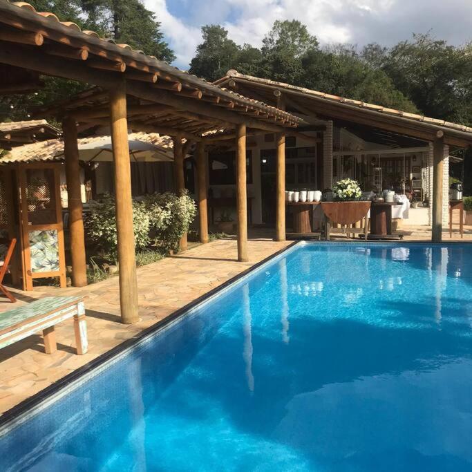 Villa Sitio Vale Da Colina-Nazare Paulista - 10 Pessoas Esterno foto